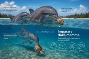 I delfini usano le conchiglie come strumenti di caccia: cosa ci racconta questo comportamento