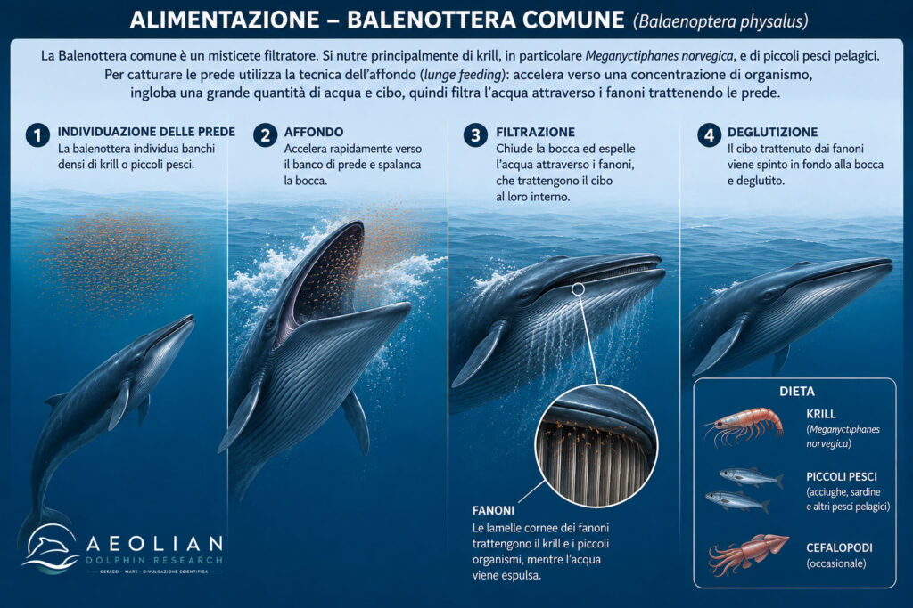 alimentazione balenottera